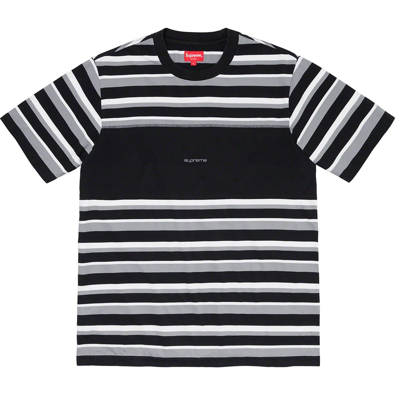 Blocked Stripe S/S Top view 6